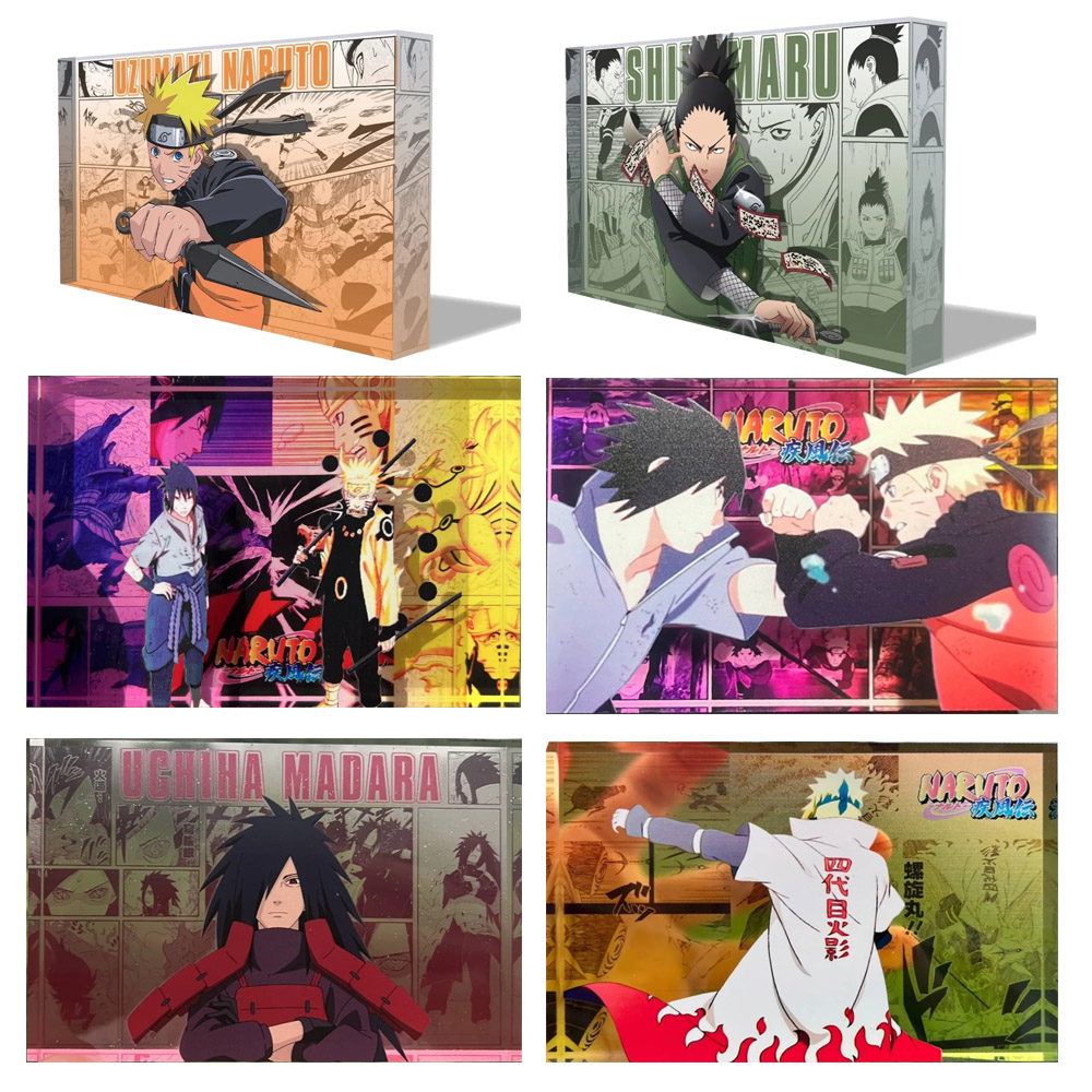 Board Game Naruto - Naruto boy DIY collectible card bricks