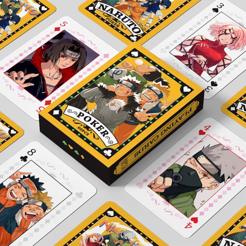 Board Game Naruto - One Piece Naruto Animation Poker Card