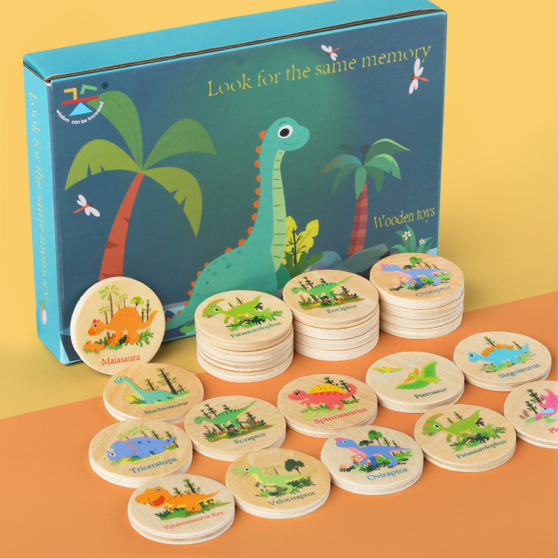 Board Game Idea - Memory Game Dinosaur Matching Toy Preschool