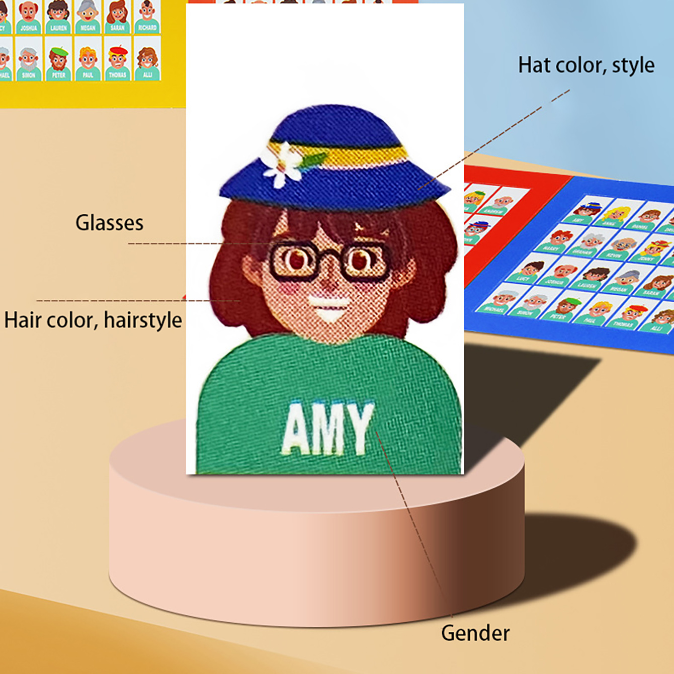 Family Guessing Board Game Who - Board Game Word review and price