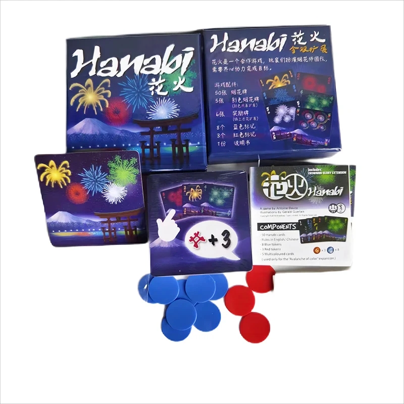 Hanabi Cooperative Card Game | - Board Game Solo review and price