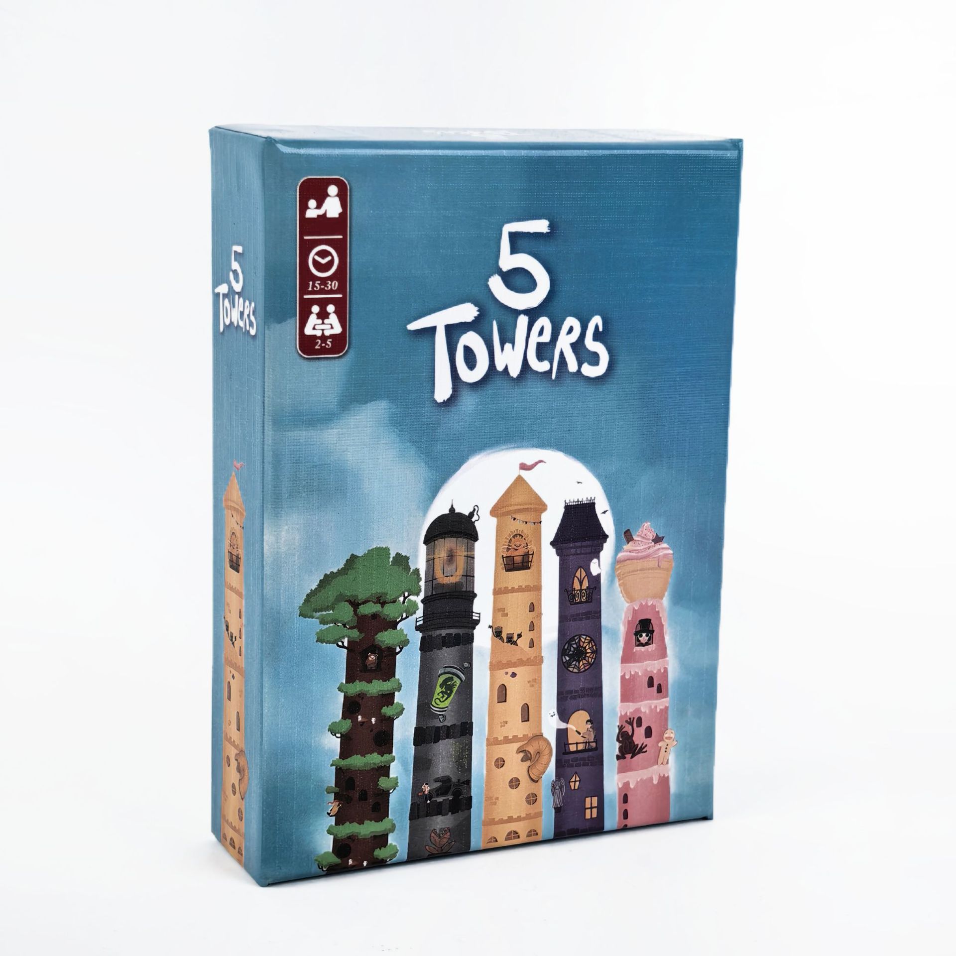 5 Towers Strategy Stacking Tow - Board Game For 5 Players review and price