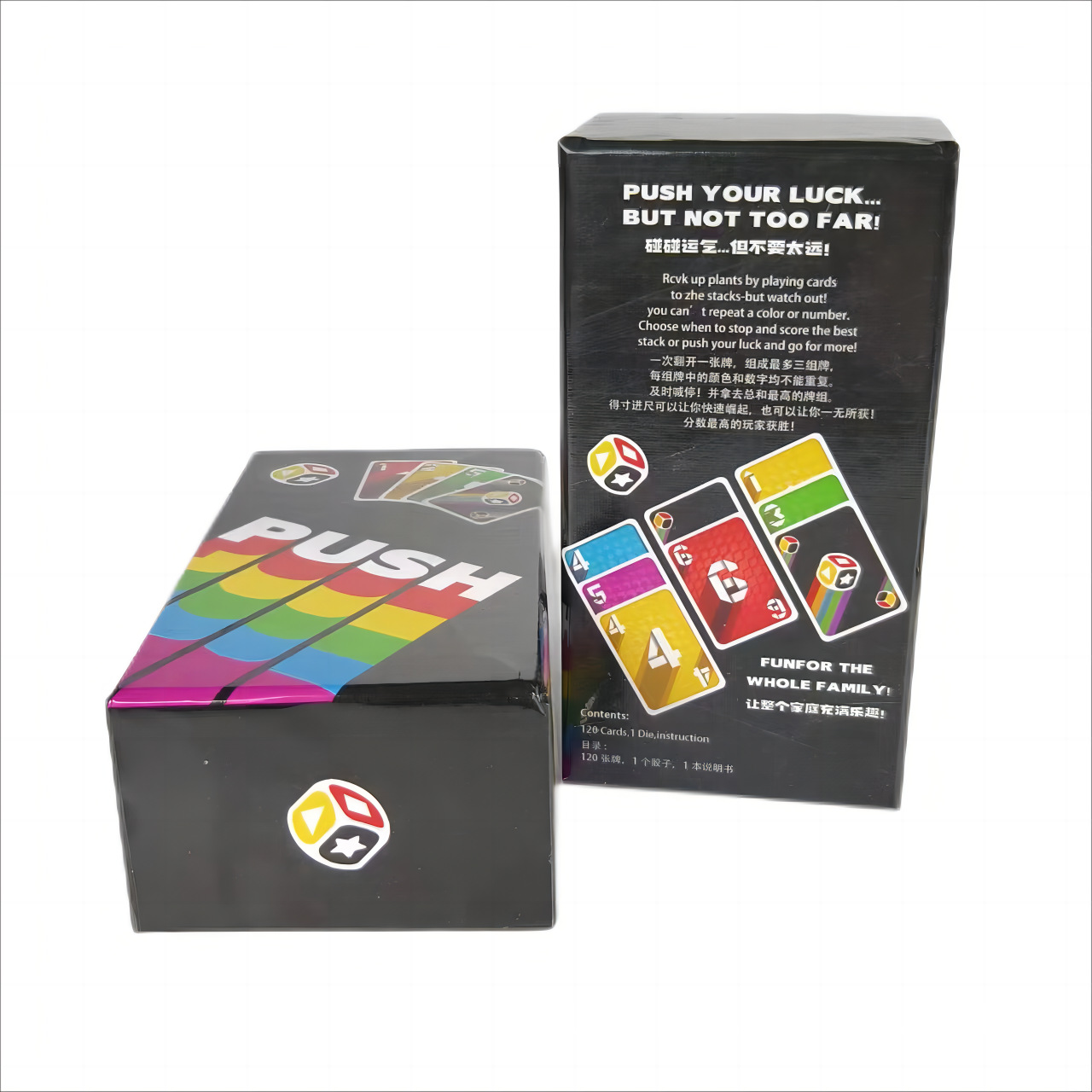 Push Card Game Adults and Teen - Board Game Solo review and price