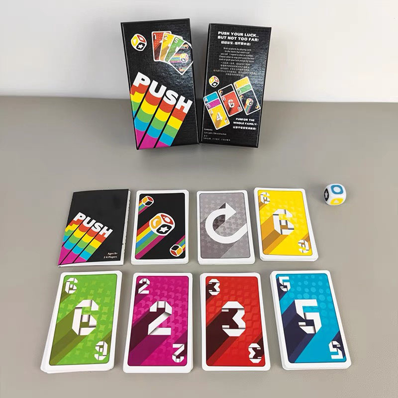Push Card Game Adults and Teen - Board Game Solo review and price