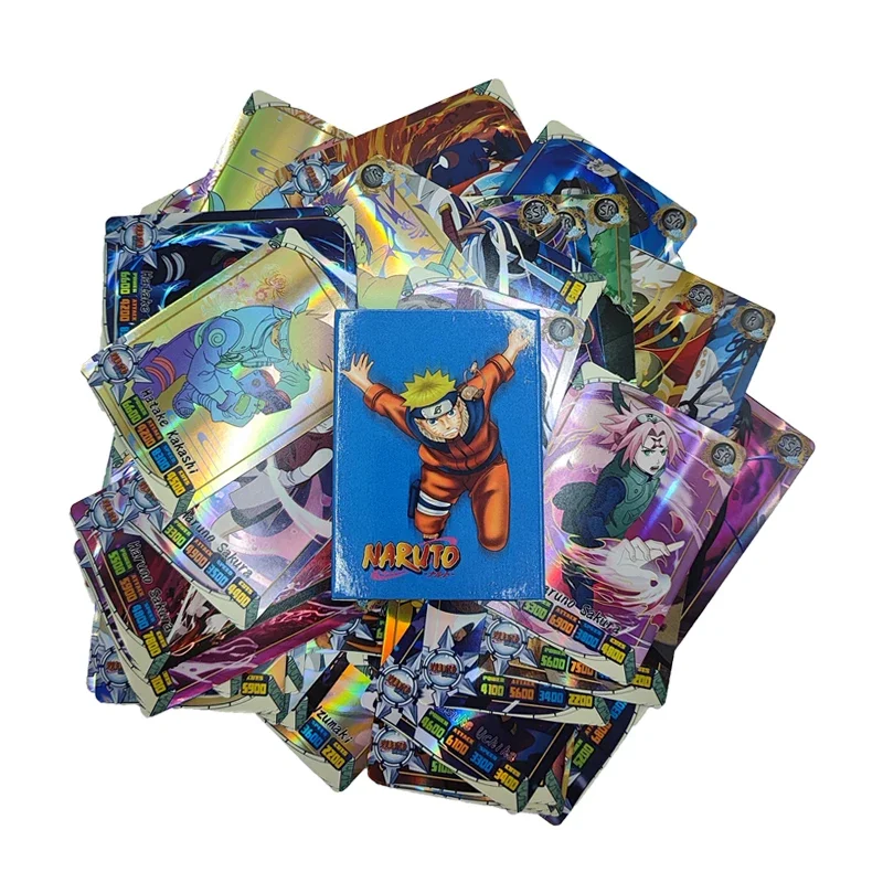 50pcs Naruto English Cards Fla - Board Game Naruto review and price