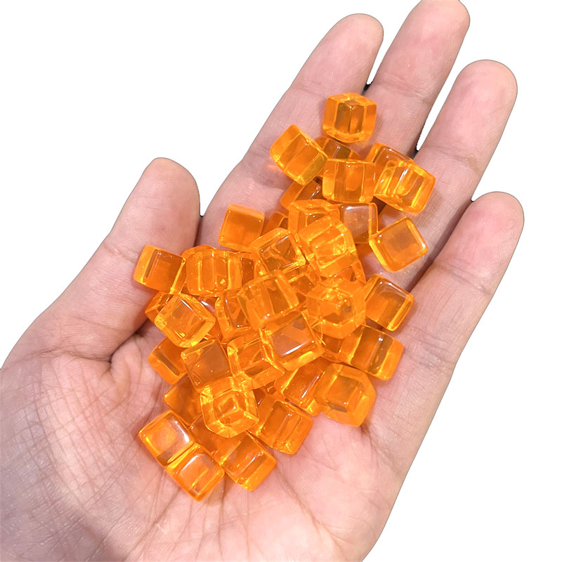 100pcs/set 8mm Clear Cube Dice - Board Game Loop review and price