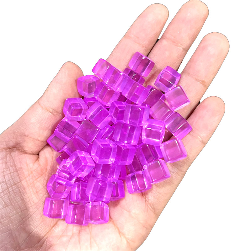 100pcs/set 8mm Clear Cube Dice - Board Game Loop review and price