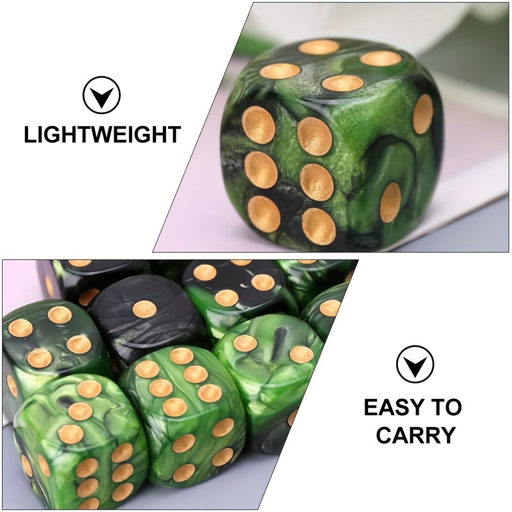 10PCS 16mm Dual-Color D6 Dice  - Board Game Loop review and price