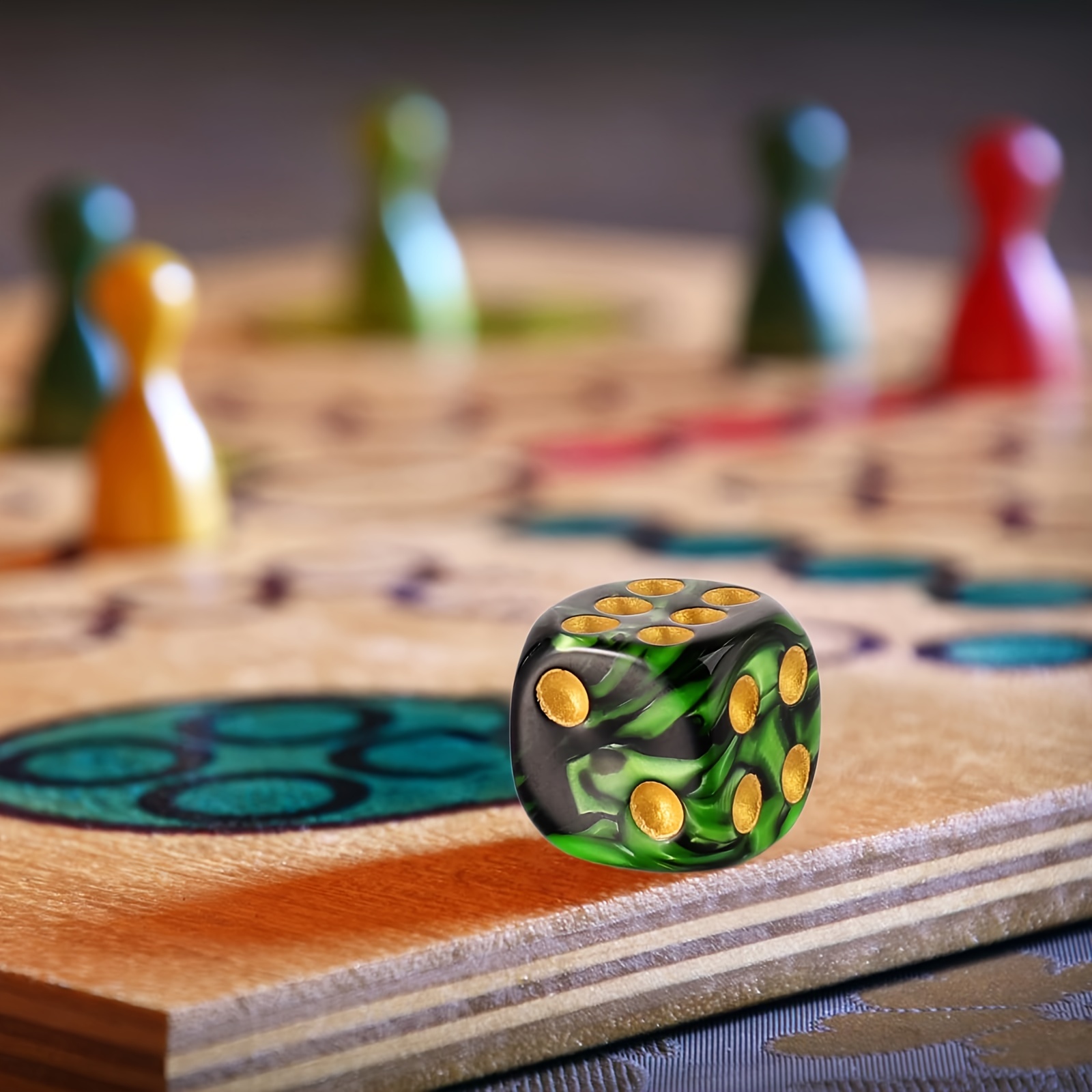 10PCS 16mm Dual-Color D6 Dice  - Board Game Loop review and price