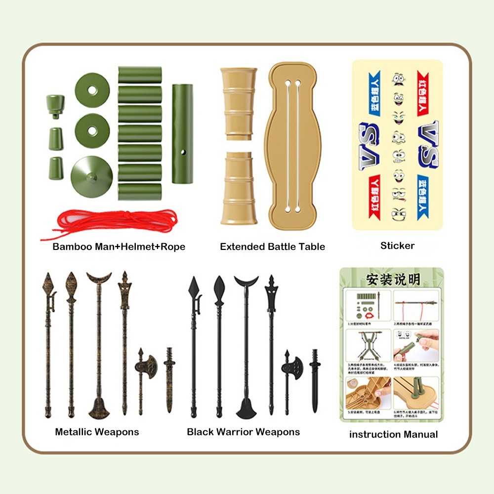 Two-player Battle Bamboo Man B - Board Game Word review and price