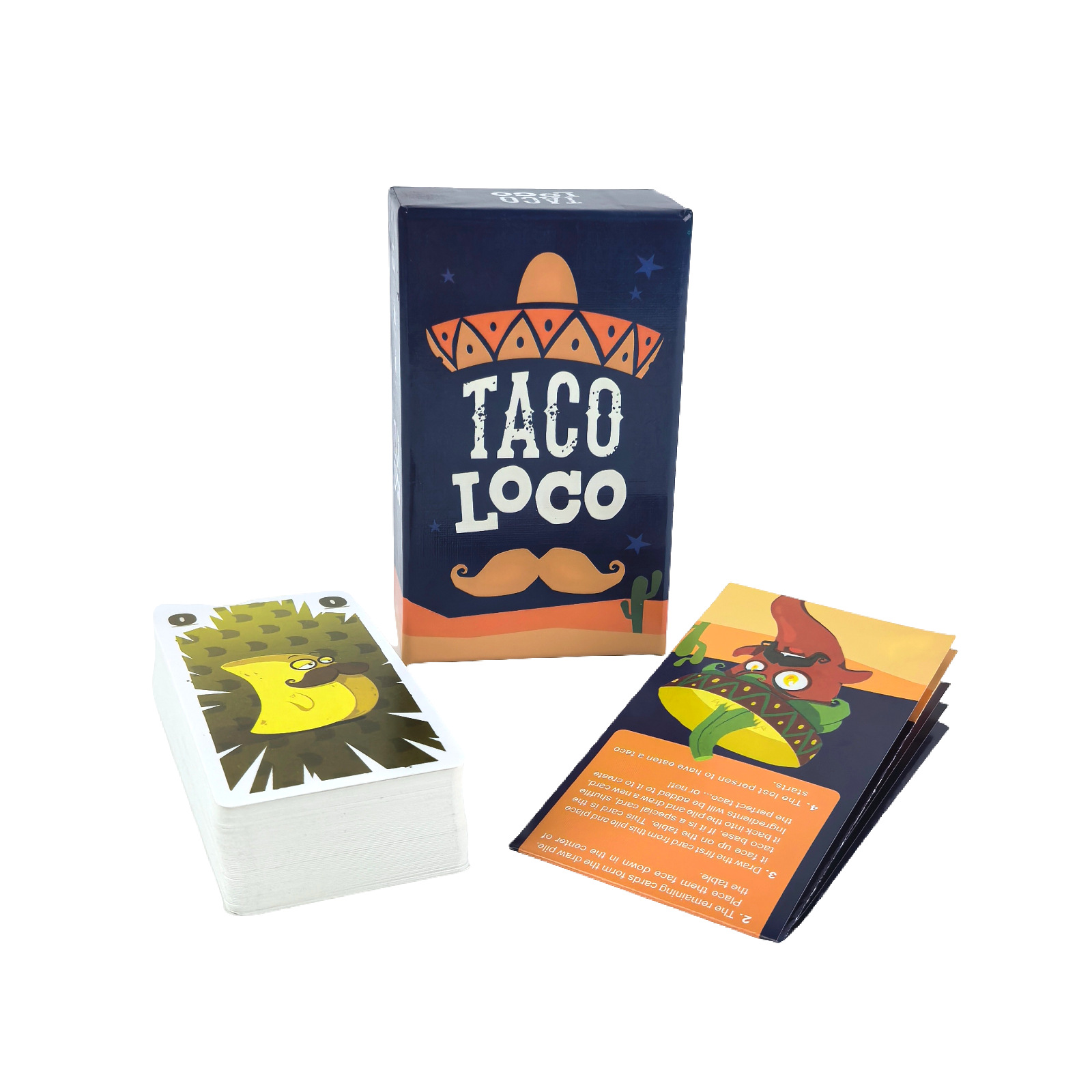 Hot Games - Taco Loco Card Gam - Board Game Solo review and price