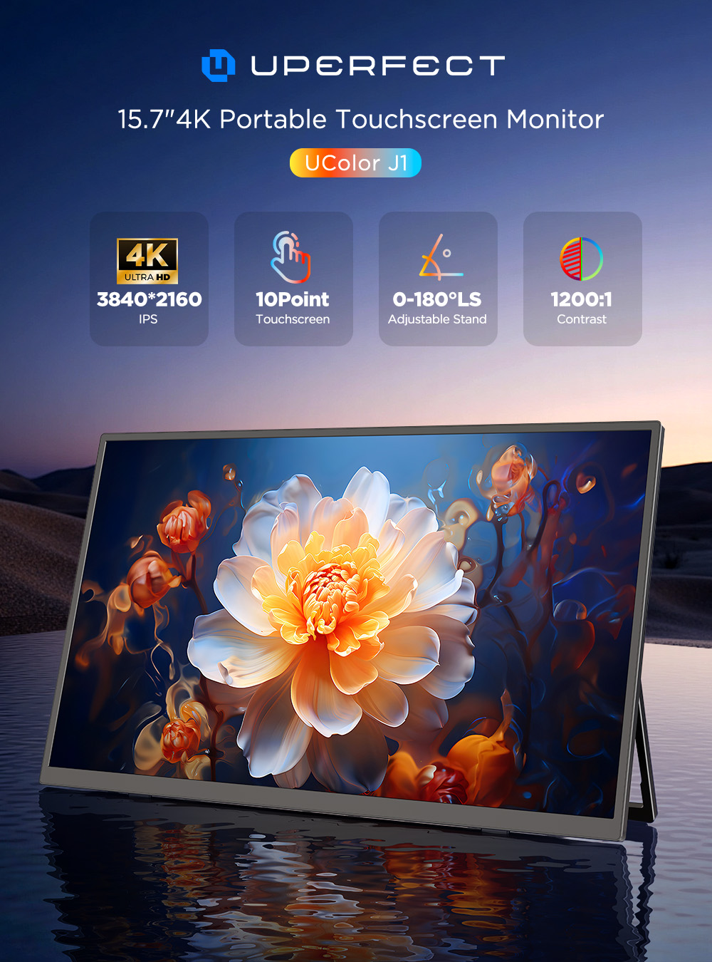 UPERFECT 4K Portable Monitor T - Board Game Journal review and price