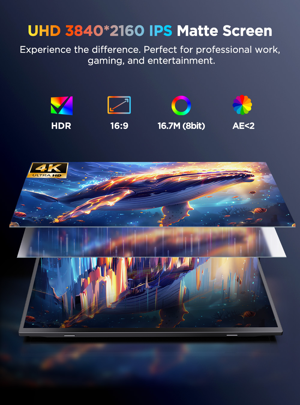 UPERFECT 4K Portable Monitor T - Board Game Journal review and price