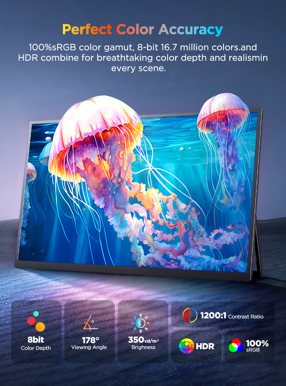 UPERFECT 4K Portable Monitor T - Board Game Journal review and price