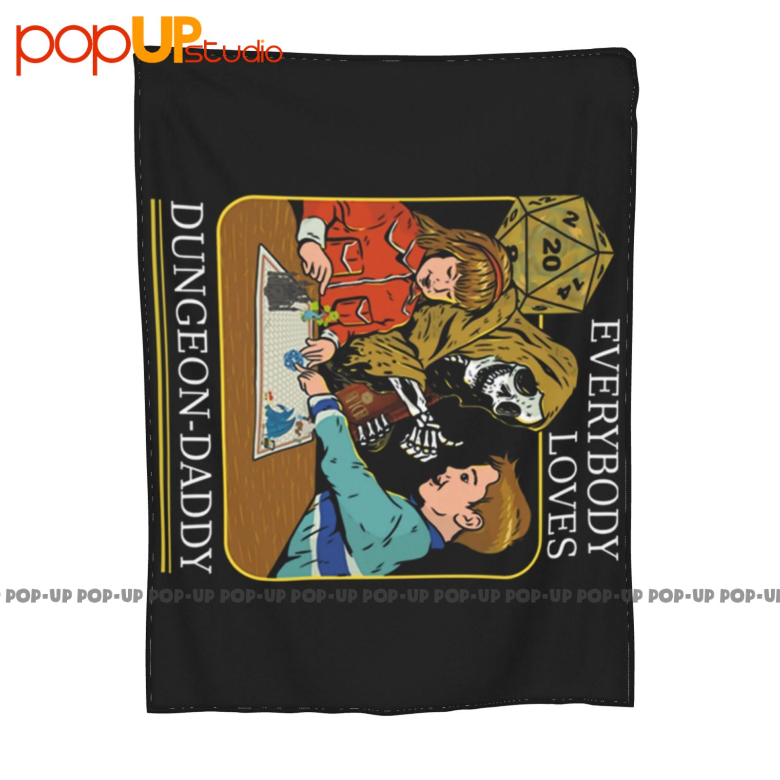 Rpg D20 Dice Dungeon Daddy Fan - Board Game Quilt review and price