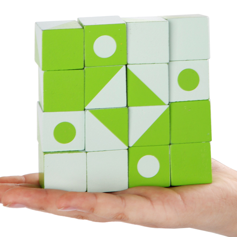 Wooden 3D Puzzles Game Geometr - Board Game Idea review and price