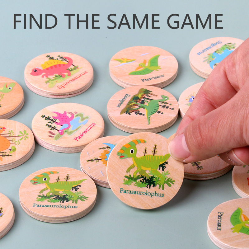 Memory Game Dinosaur Matching  - Board Game Idea review and price