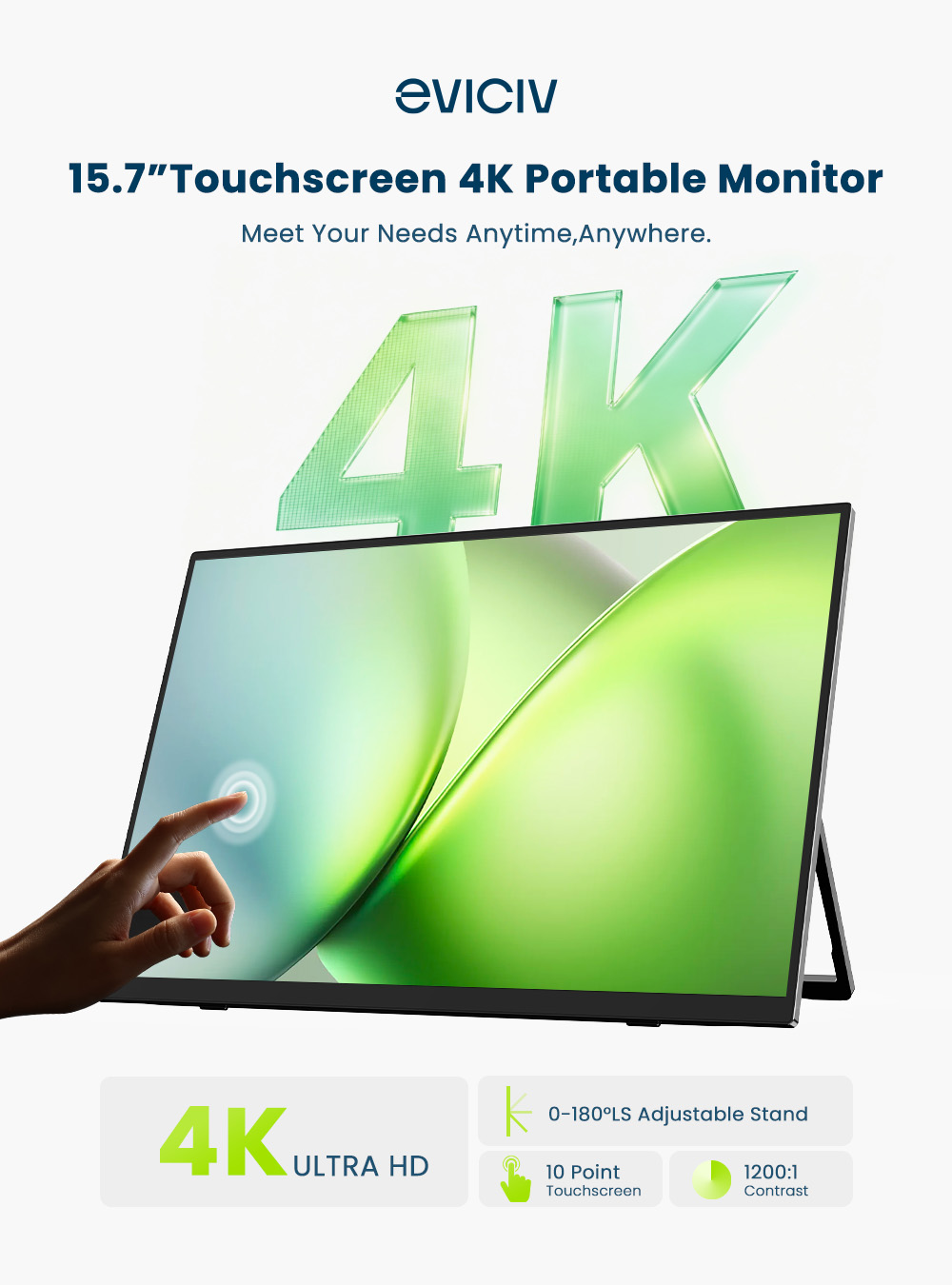EVICIV 4K Portable Monitor 10- - Board Game Journal review and price