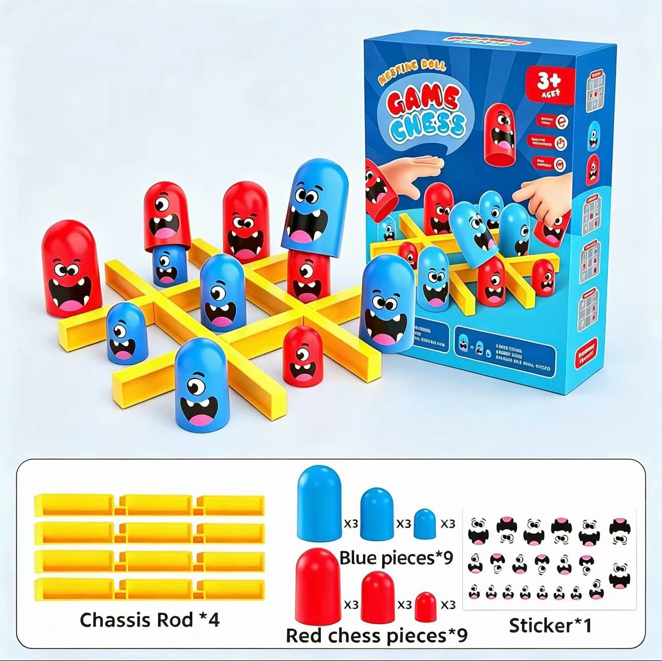 Tic-Tac-Toe Eat-and-Be-Sized S - Board Game Word review and price