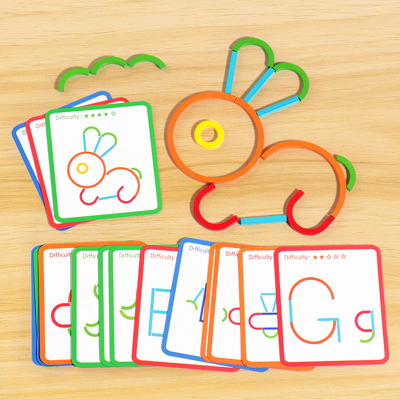 Wooden Creative Sticks And Rin - Board Game Loop review and price