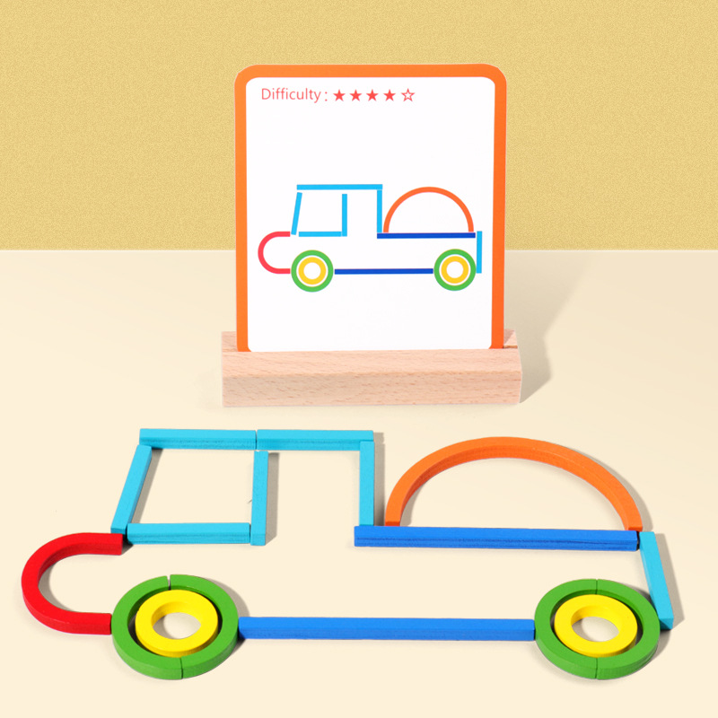 Wooden Creative Sticks And Rin - Board Game Loop review and price