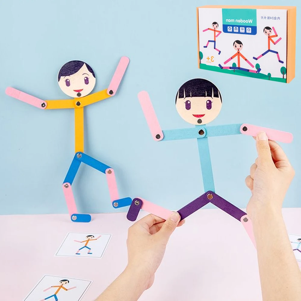 Sport Wooden Man Material DIY  - Board Game Word review and price