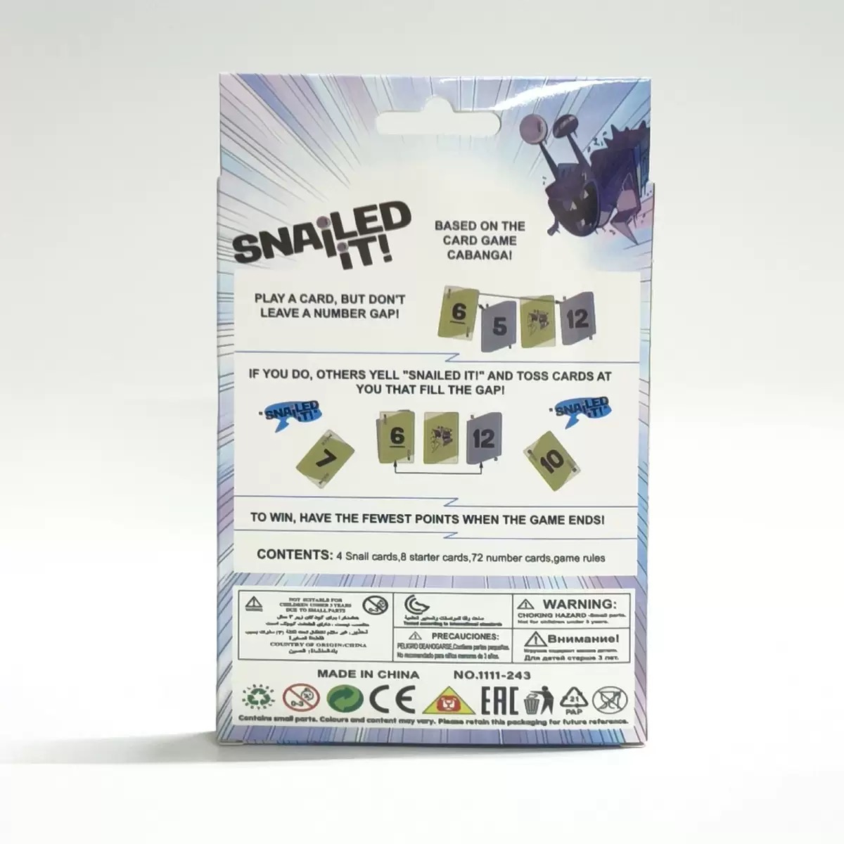 Snailed it Board game cards pa - Board Game Solo review and price