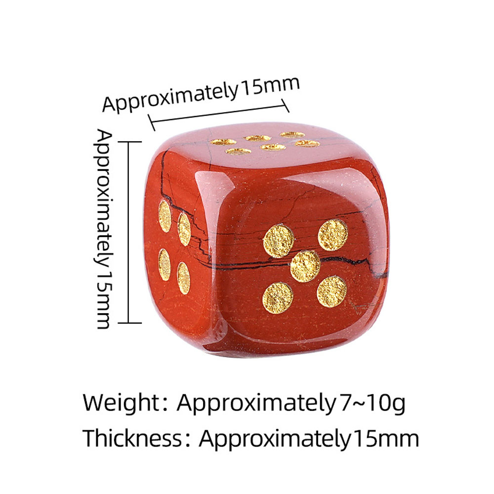 1pc Natural Stone Crystal Dice - Board Game Loop review and price